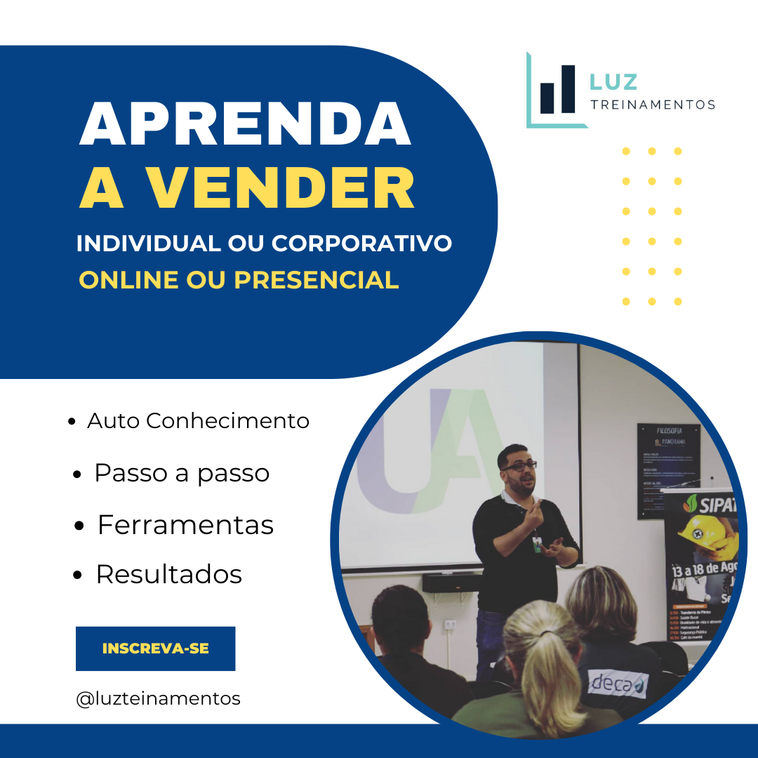 Imagem de capa para o Curso online Aprenda a Vender