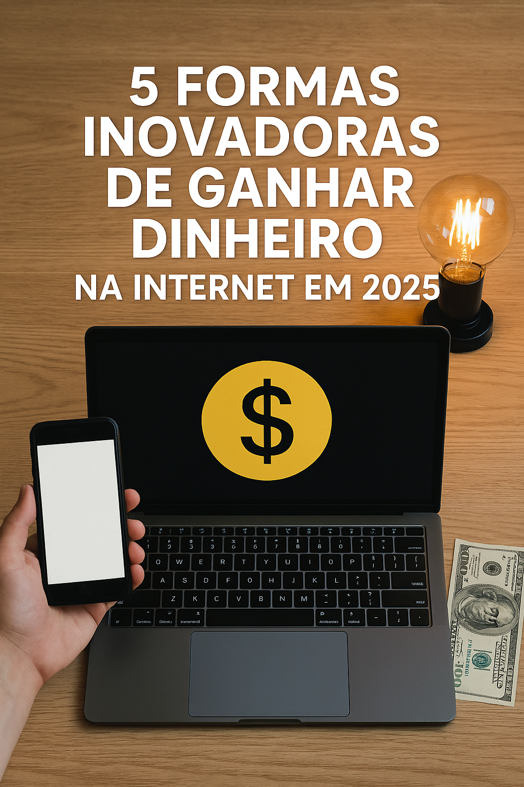 5 Formas de ganhar renda extra na internet em 2025