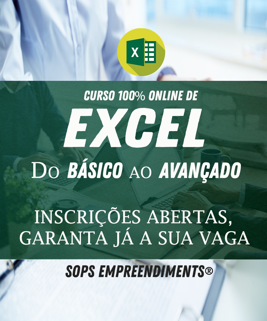 Imagem de capa para o Curso online Curso de Excel