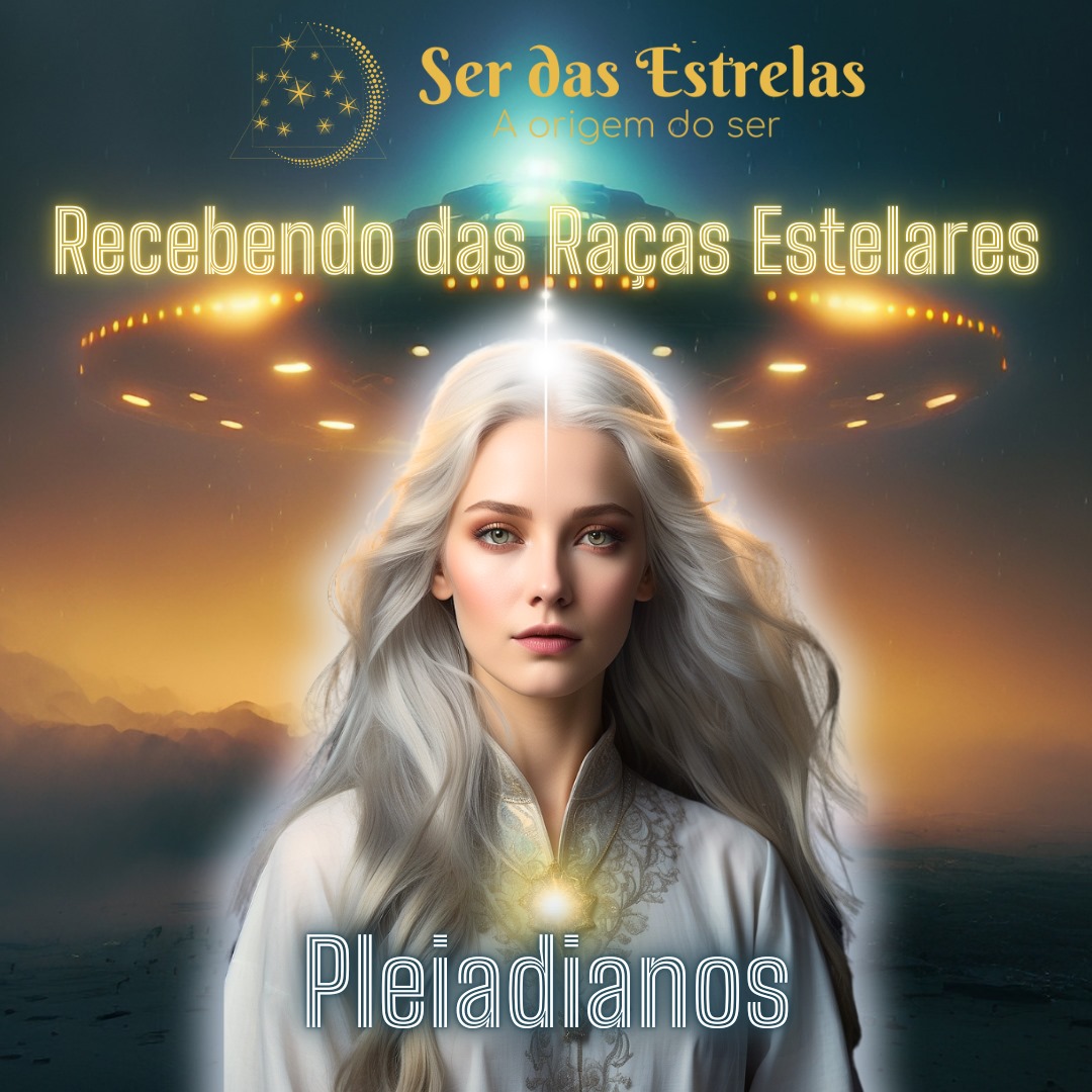 Imagem de capa para o Curso online Pleiadianos - Recebendo das Raças Estelares