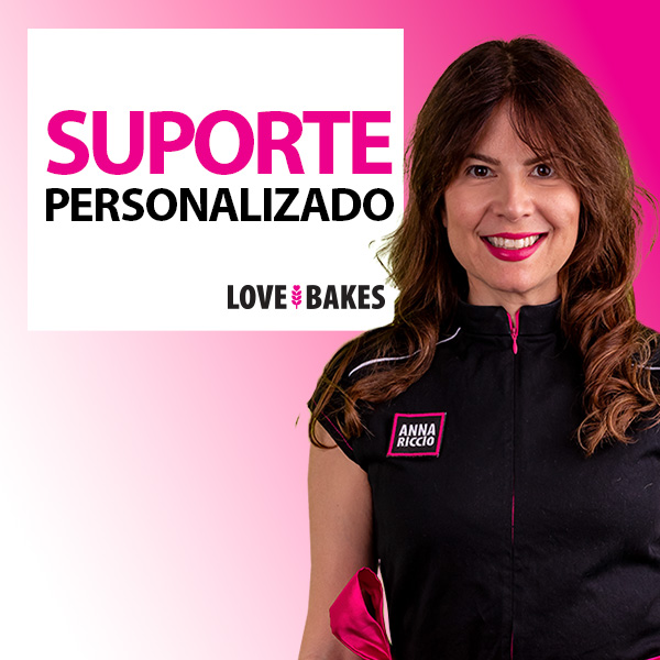 Suporte Personalizado - LOVE BAKES® by Anna Riccio - Anna Riccio