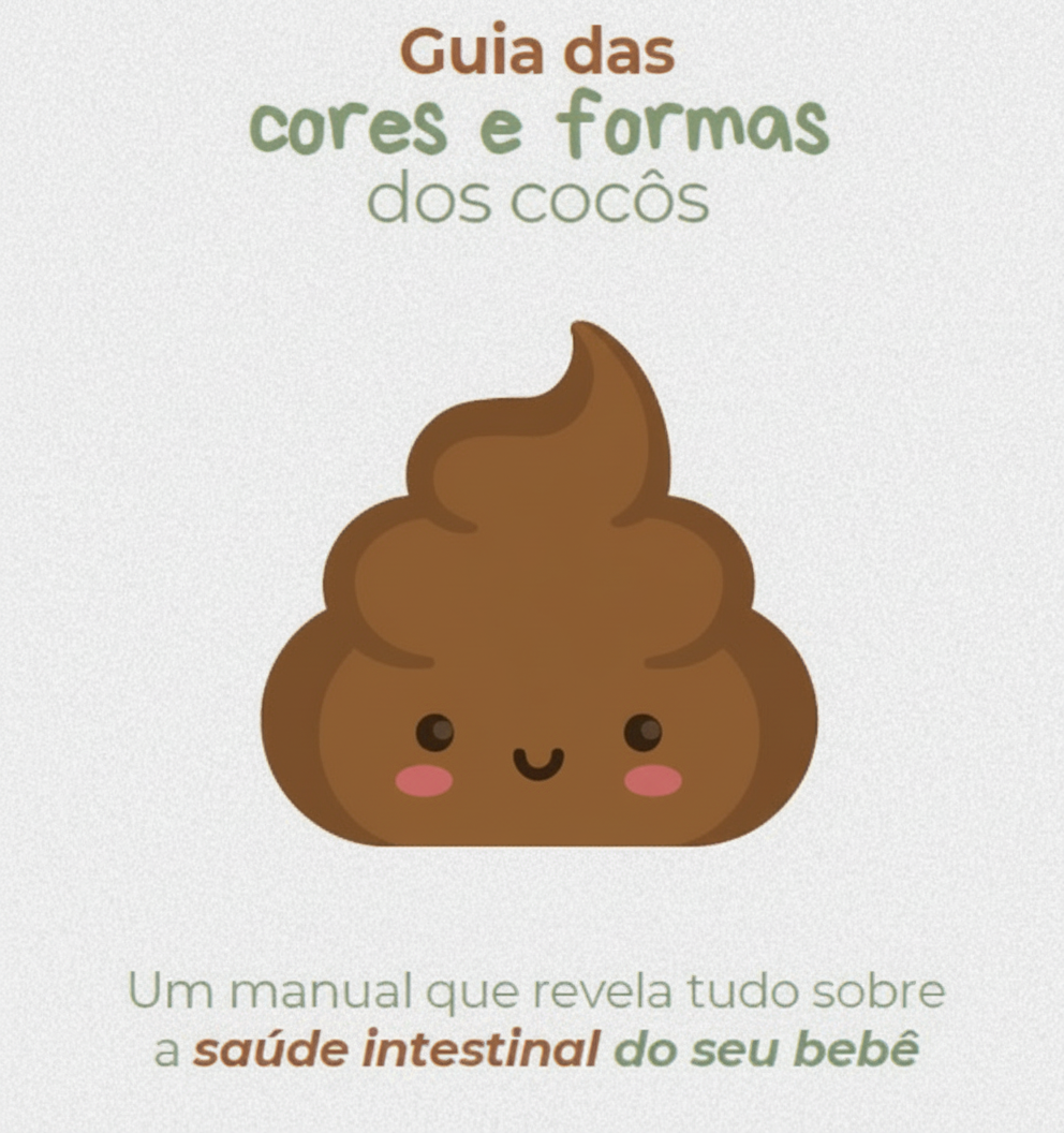 Guia das Cores e Formas do Cocô do Bebê - Dra. Geruza Hendges | Hot...