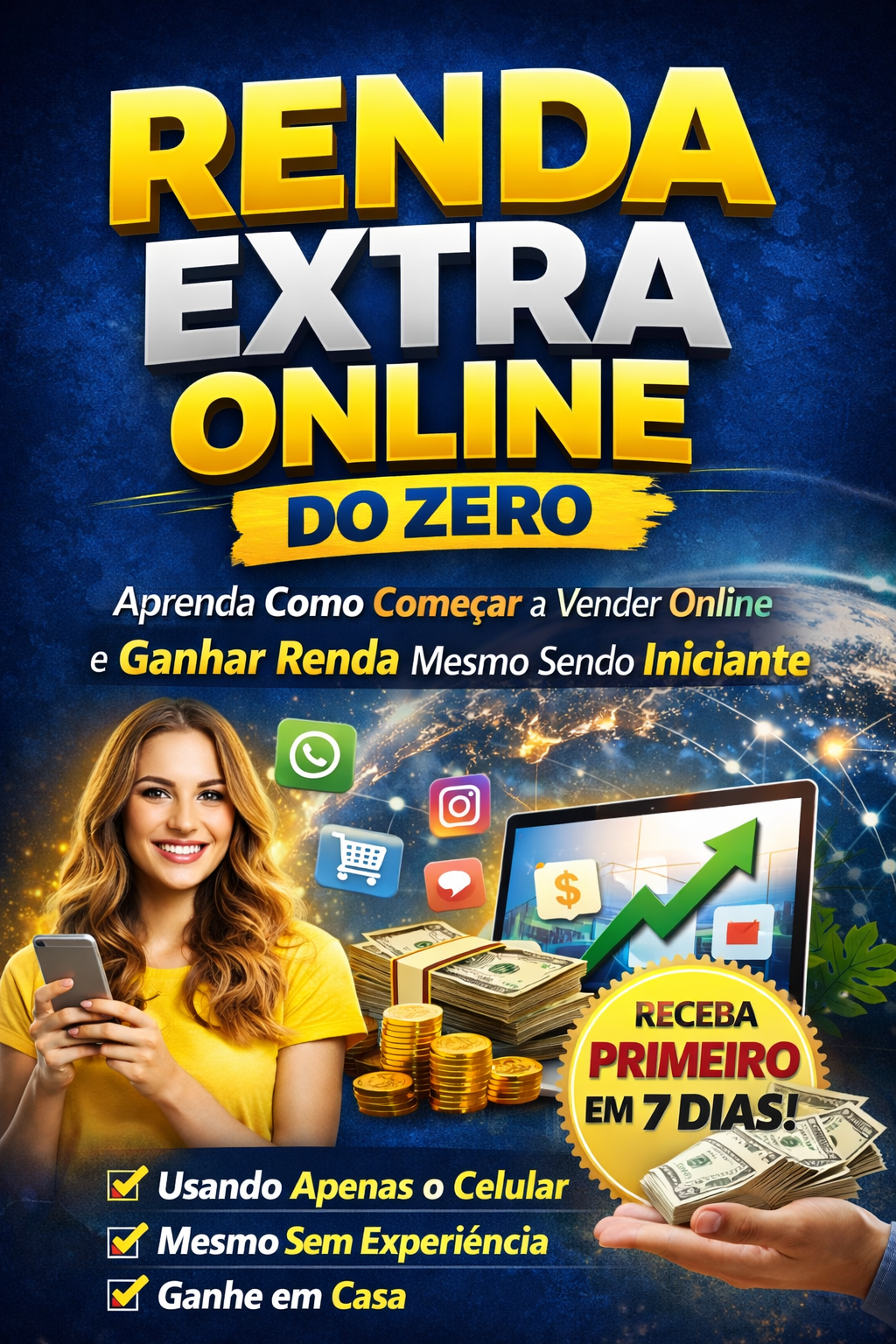 Renda Extra Online do Zero – Guia Simples Para Começar Hoje | Hotmart