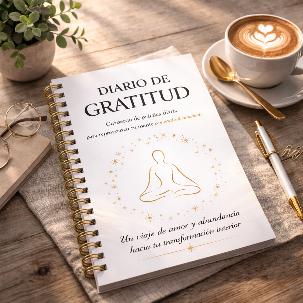 Diario de Gratitud Consciente – 4 Semanas para Reprogramar tu Mente...
