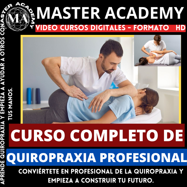 CURSO COMPLETO DE QUIROPRAXIA PROFESIONAL + BONUS DE OBSEQUIO