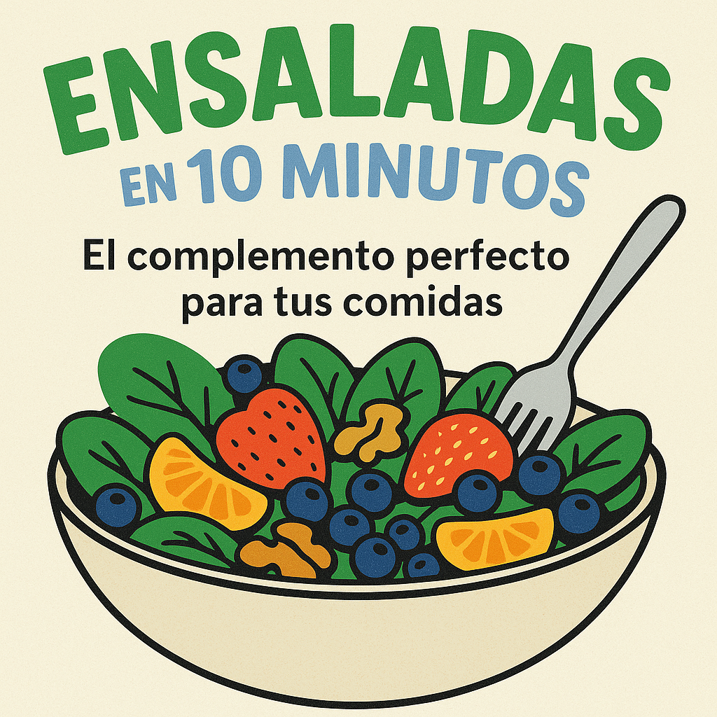 Ensaladas en 10 minutos: El complemento perfecto para tus comidas