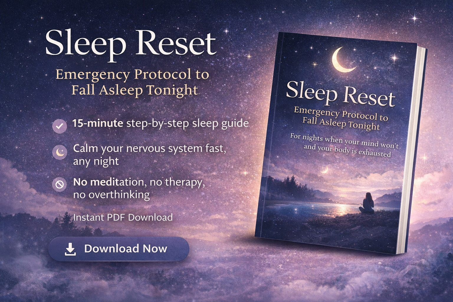 Sleep And Rset Sleep Reset: A Practical Guide to Better Sleep | Hotmart