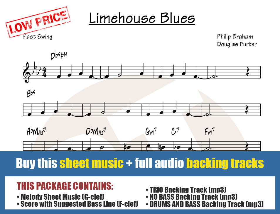 Limehouse Blues (Sheet Music + Backing Tracks) Backing Track Center
