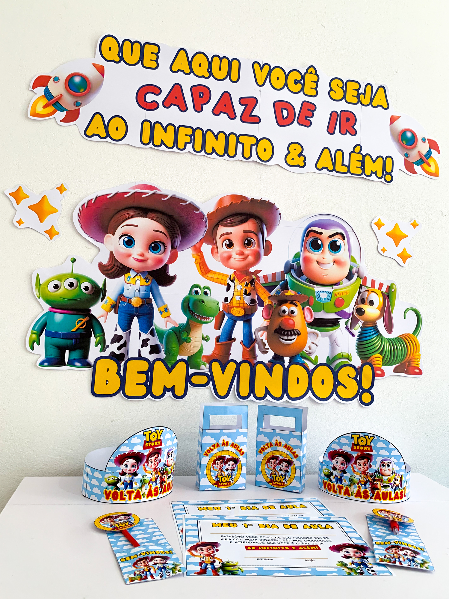 Kit Volta às Aulas - Tema Toy Story! 🚀
