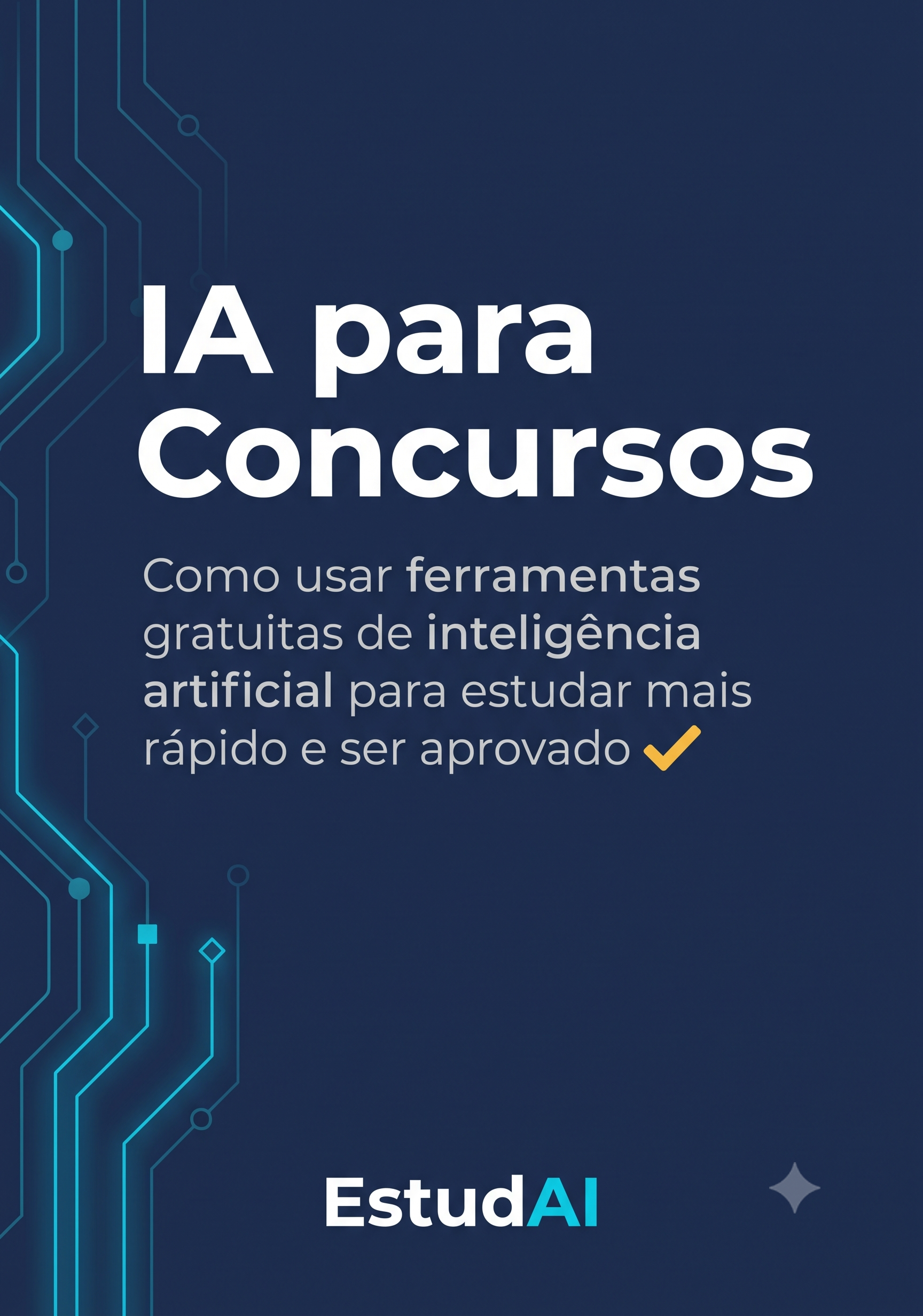 Capa do eBook Prepare-se para Concursos com Inteligência Artificial