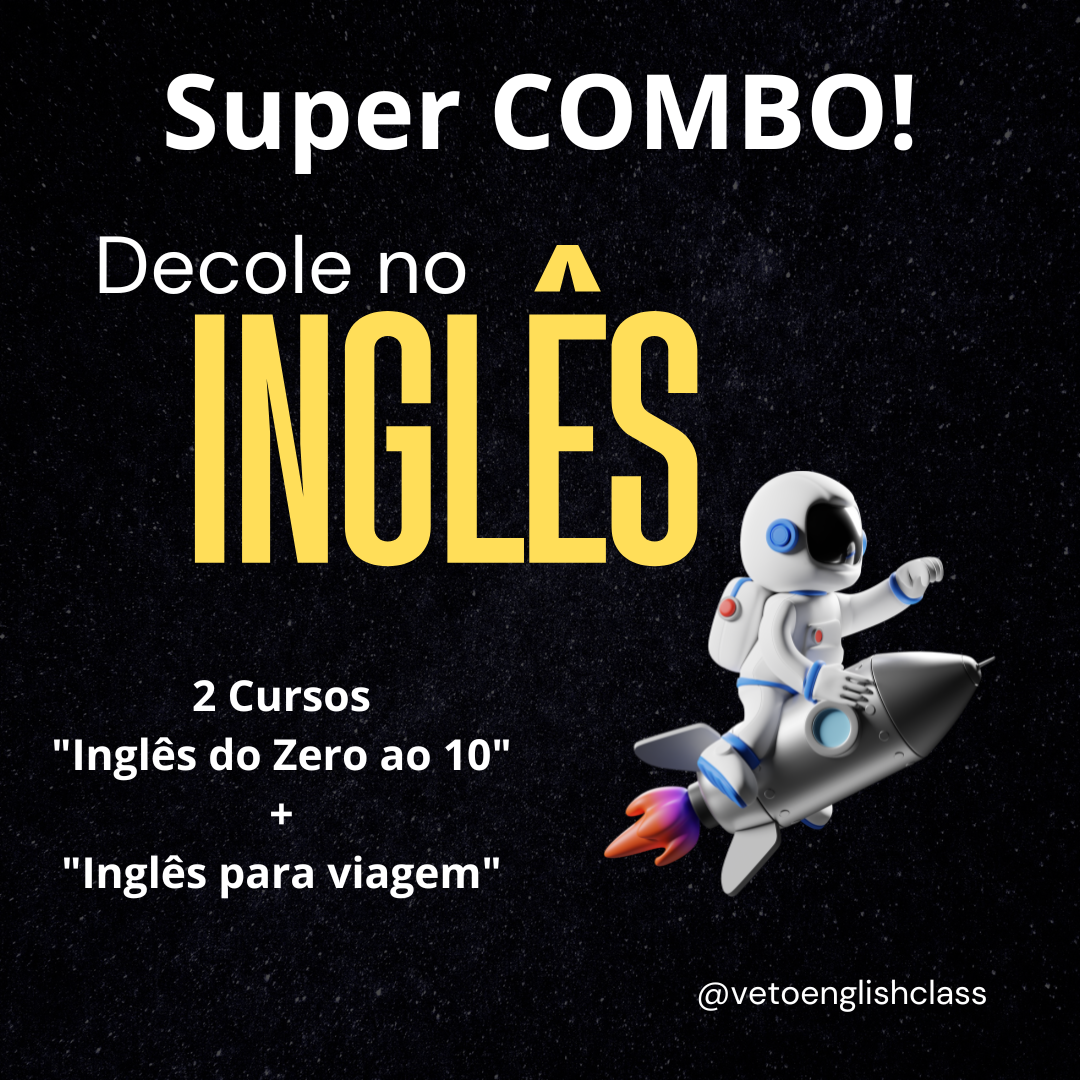 Super combo "Inglês do Zero ao 10" + "Inglês para viagem"
