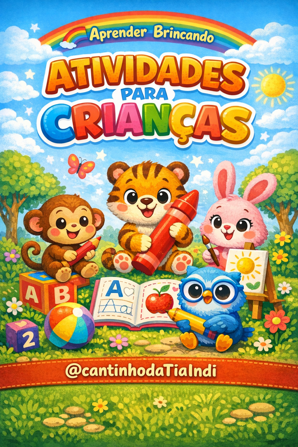 Kit de Atividades Infantis – Aprender Brincando | Hotmart
