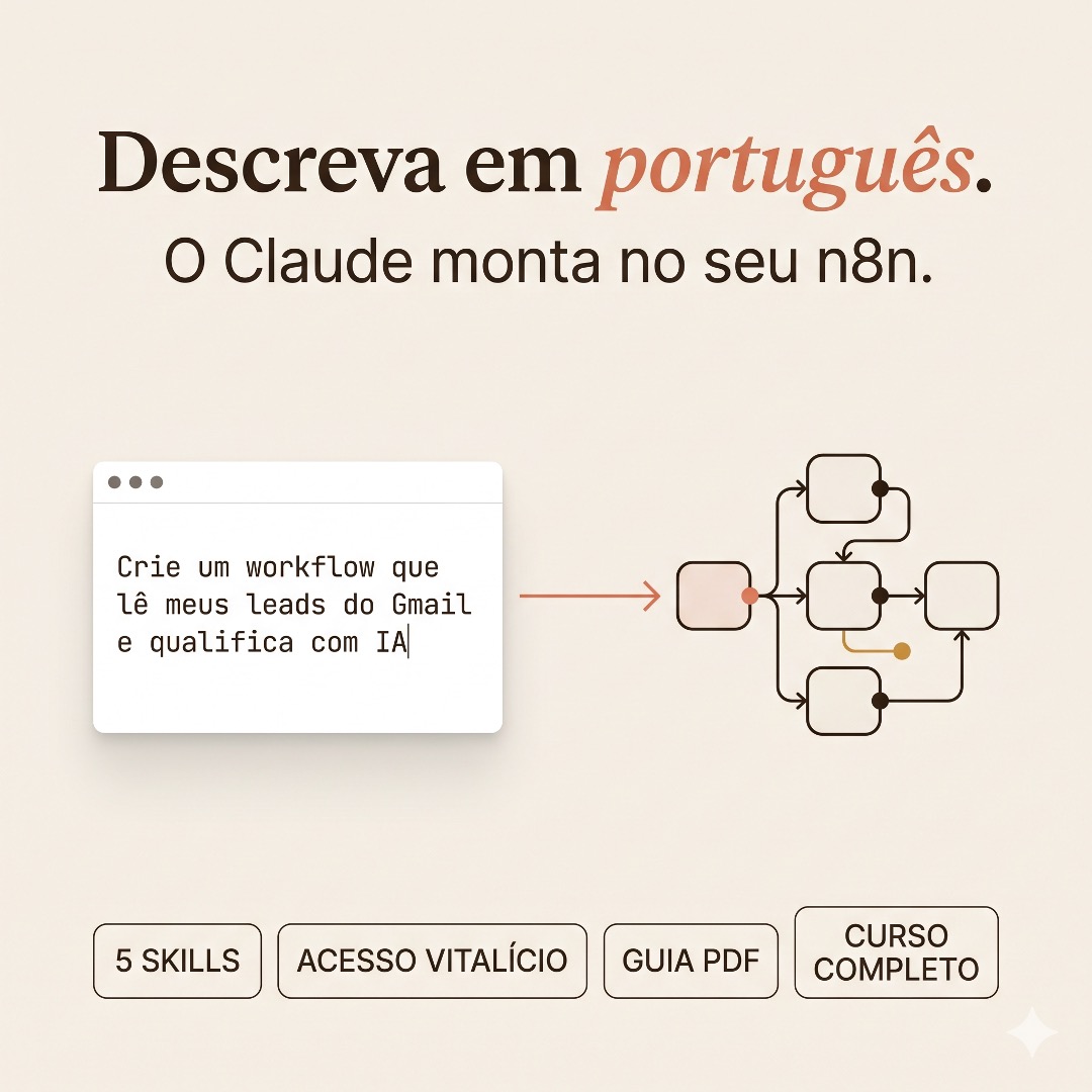 n8n com Claude Code: Workflows por Linguagem Natural - Rafael Lima ...