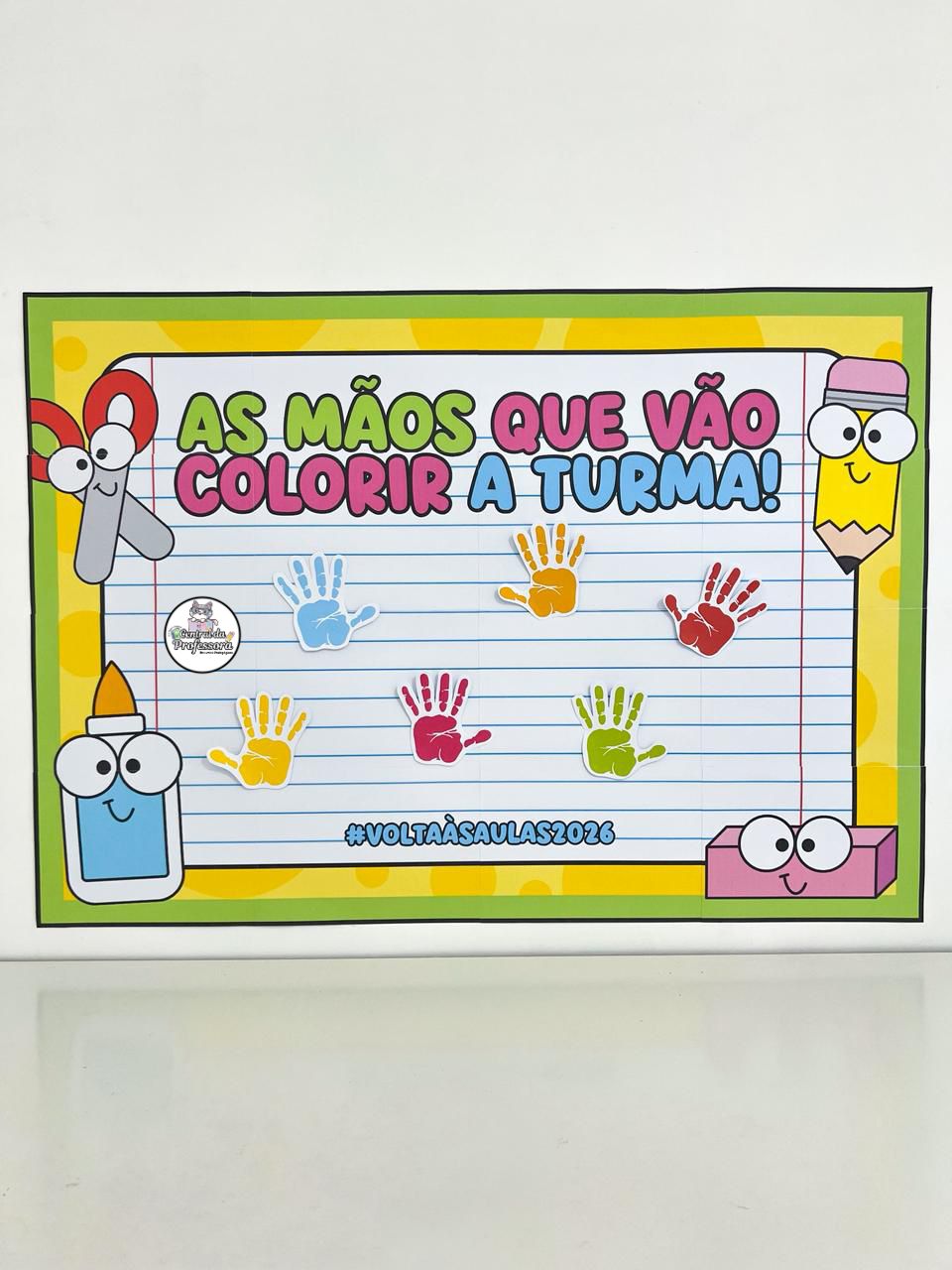 Cartaz Colaborativo Volta às Aulas 2026