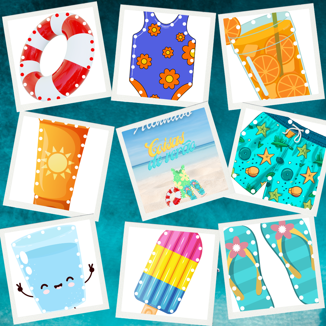 Kit Alinhavo - Coisas de verão - Osení Maria | Hotmart