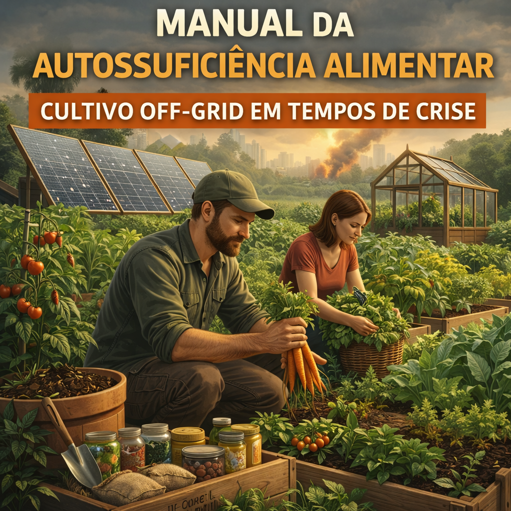 Manual da Autossuficiência Alimentar: Cultivo Off-Grid em Tempos de Crise