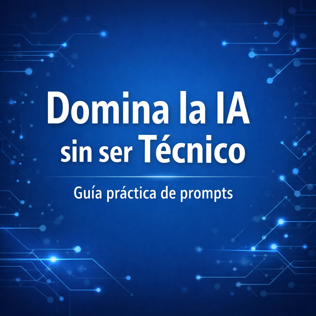 DOMINA LA IA SIN SER TÉCNICO: GUÍA PRÁCTICA DE PROMTS + 2 BONOS DE ...