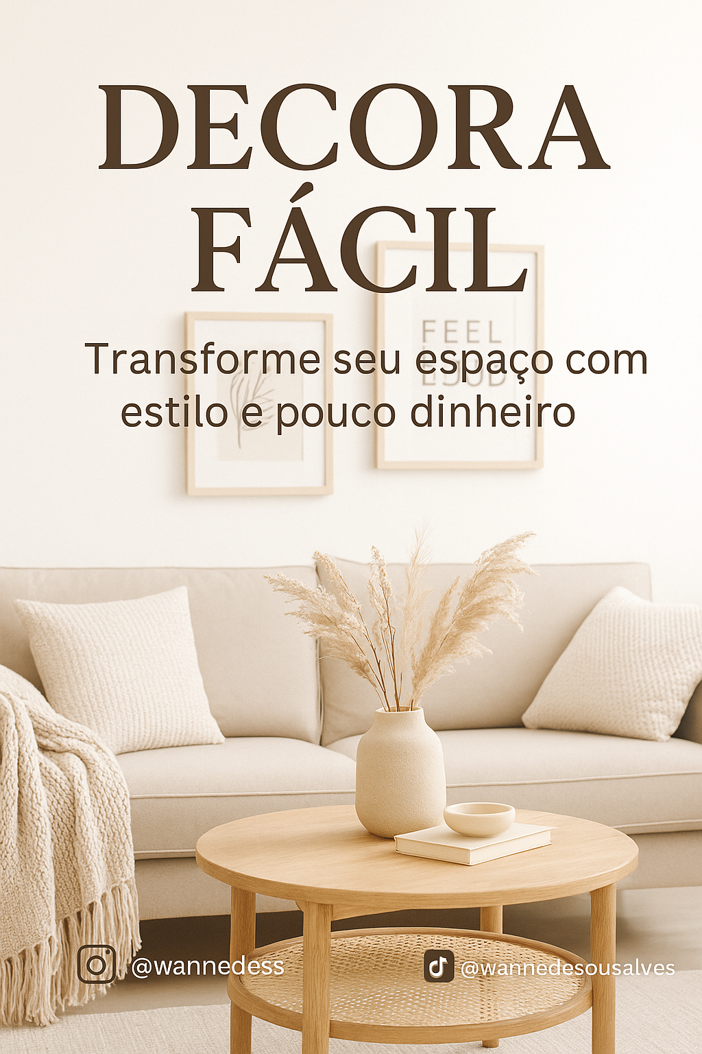 Decora fácil: transforme seu espaço com estilo e pouco dinheiro