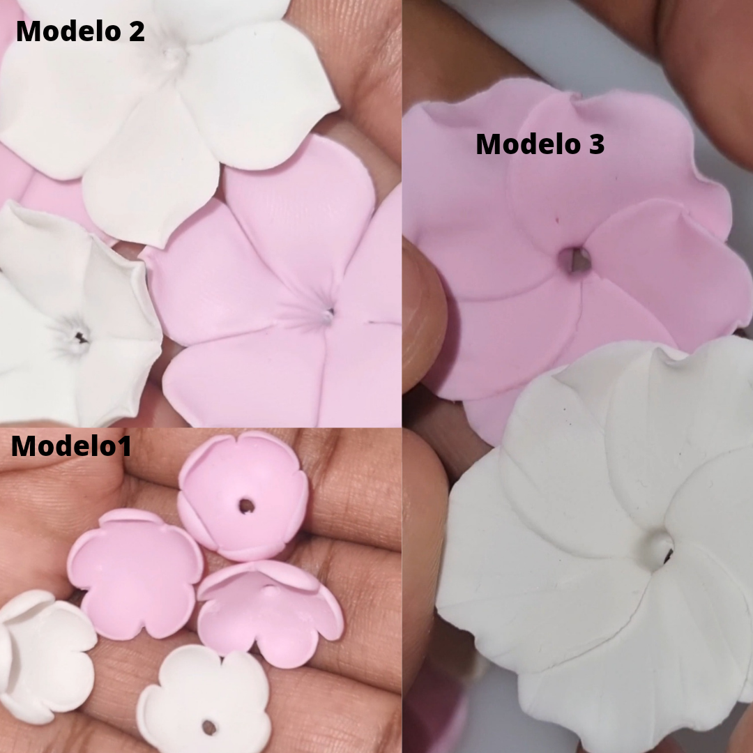 Flores para grinaldas e tiaras Bianca Silva Hotmart