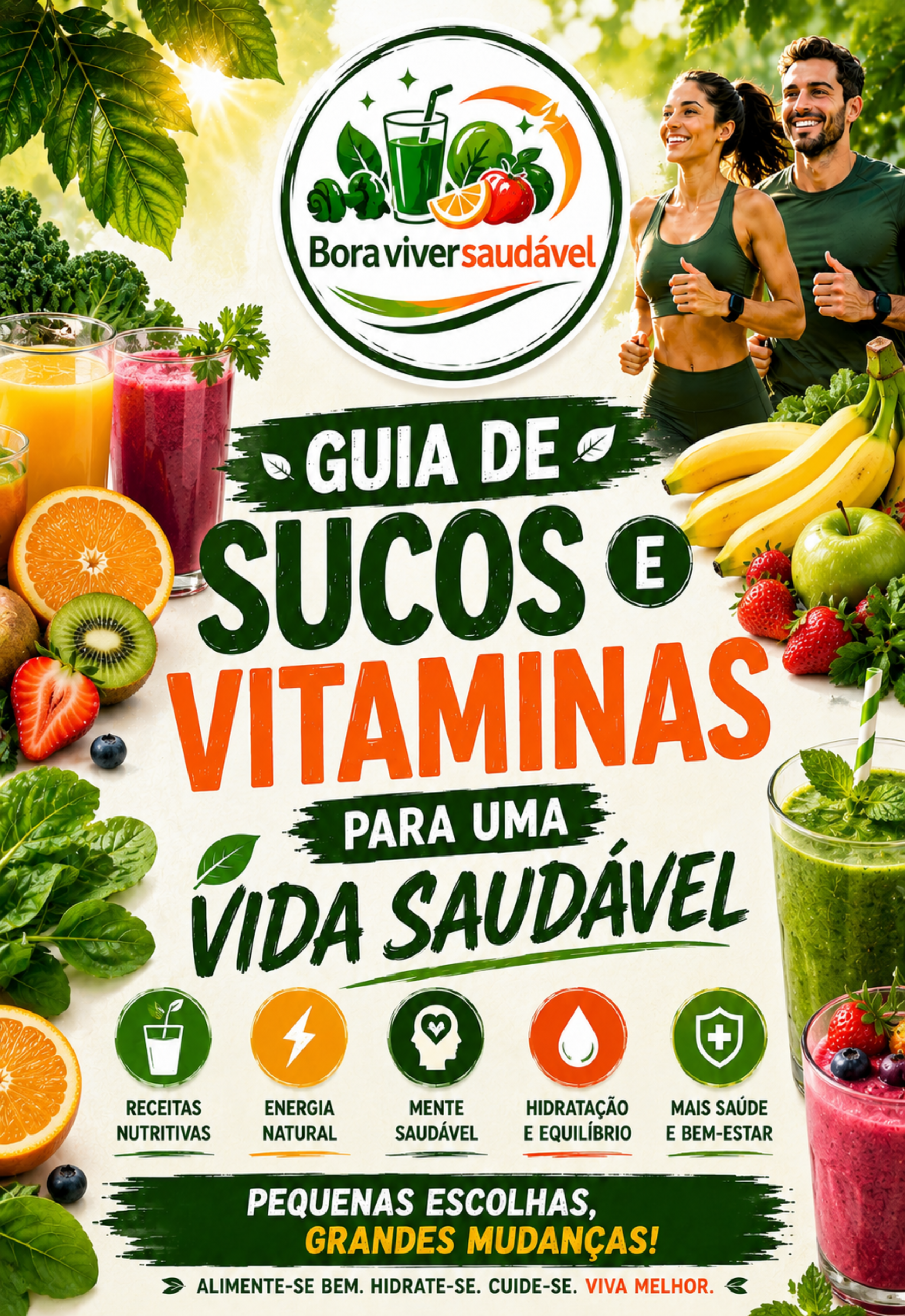 Capa do Guia de Sucos e Vitaminas Naturais