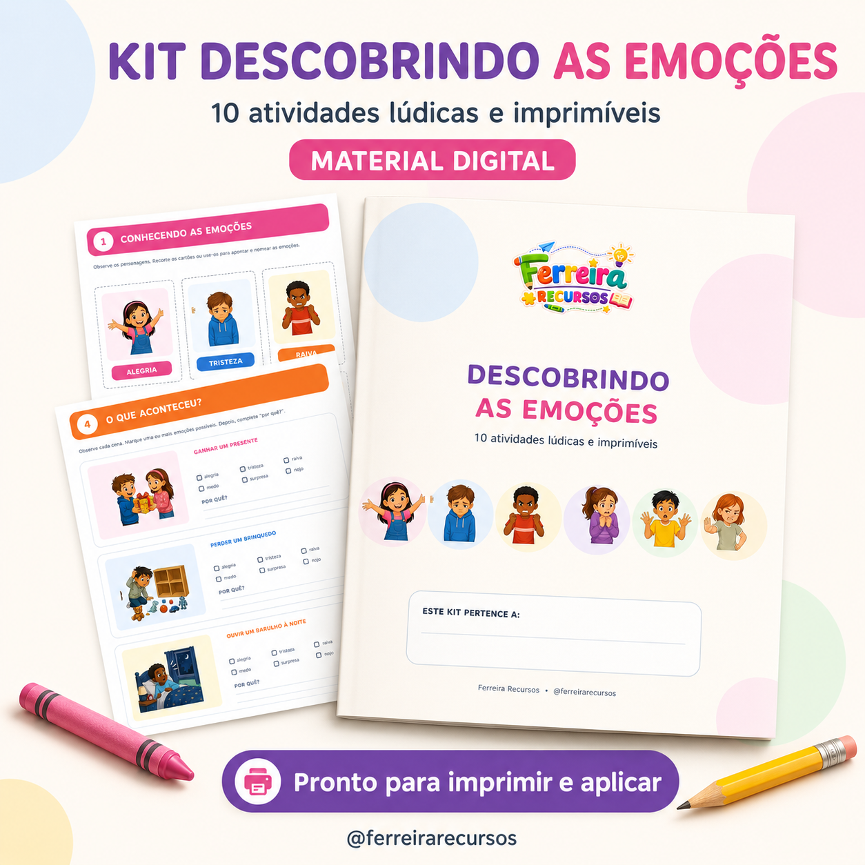Kit Descobrindo as Emoções - Imagem do Produto