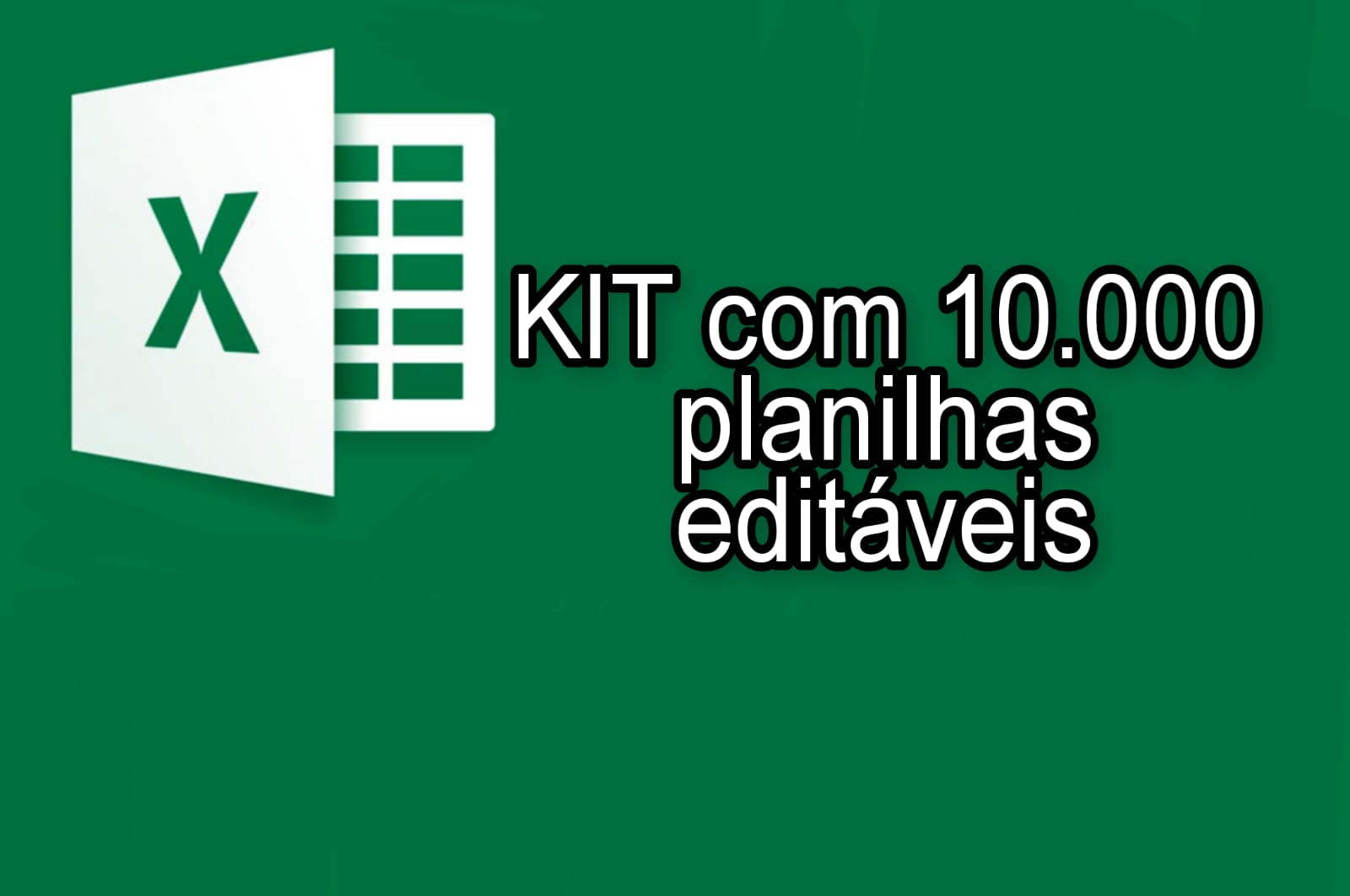 Imagem de capa para o Curso online 10.000 Mil Planilhas de Excell