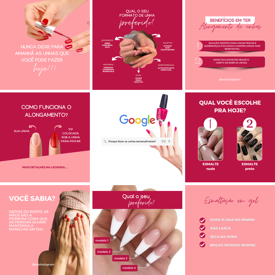 PACK NAIL DESIGNER - Rafaela Silva Soares de Azevedo | Hotmart