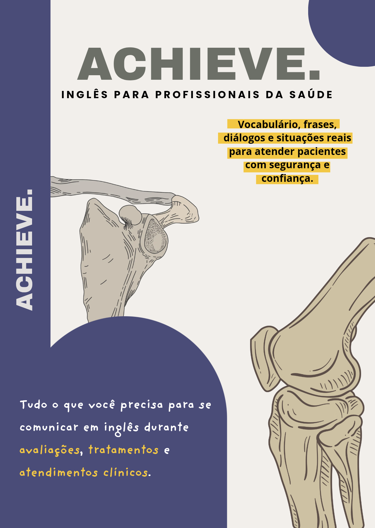 Capa do e-book Inglês para Profissionais da Saúde