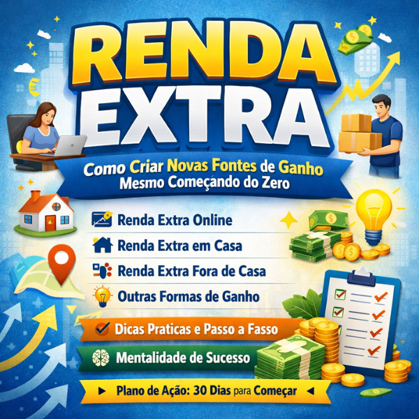 Renda Extra: Como Criar Novas Fontes de Ganho Começando do Zero. Um ...