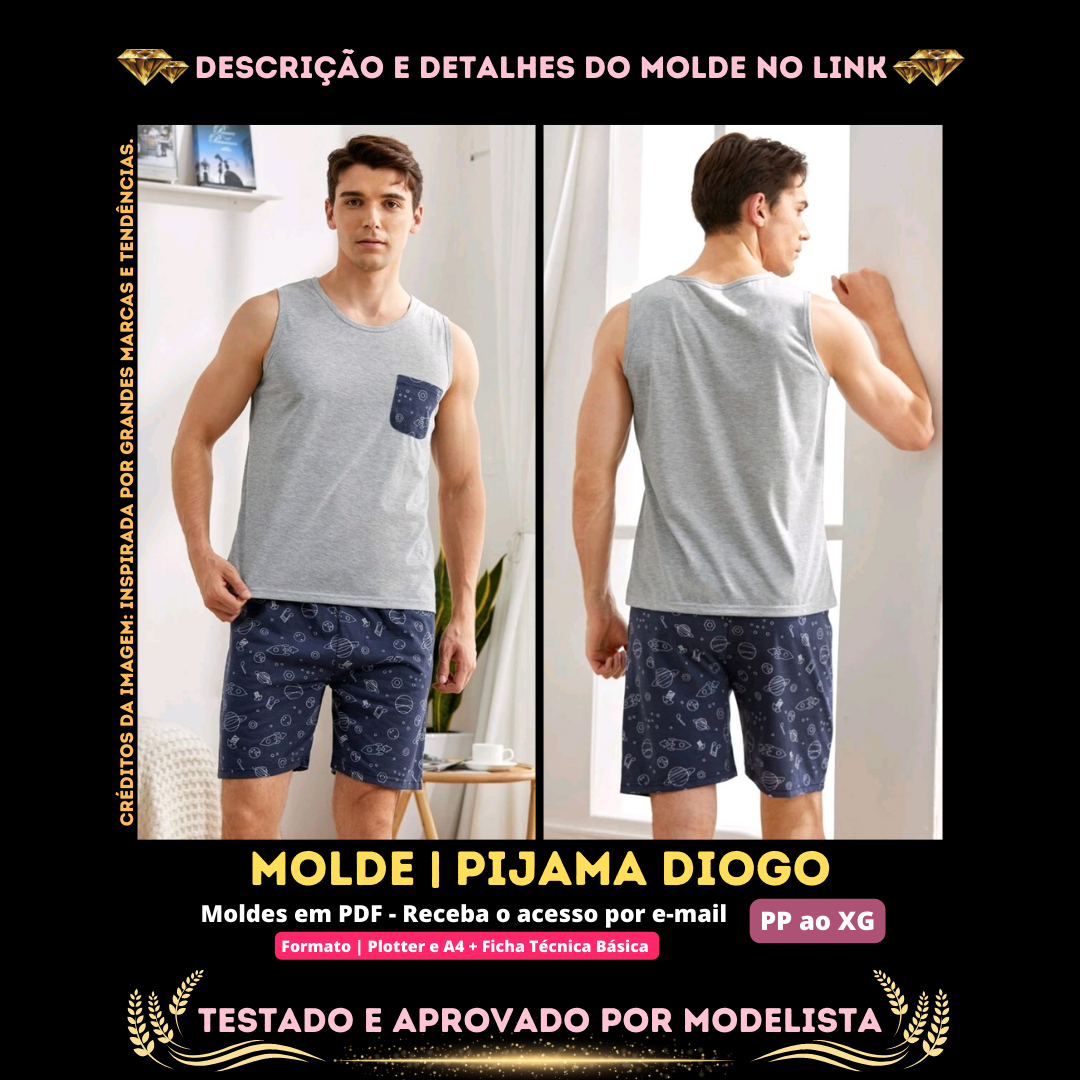 Imagem de capa para o Curso online ✨[Molde em PDF] - Pijama Diogo ID 4173213