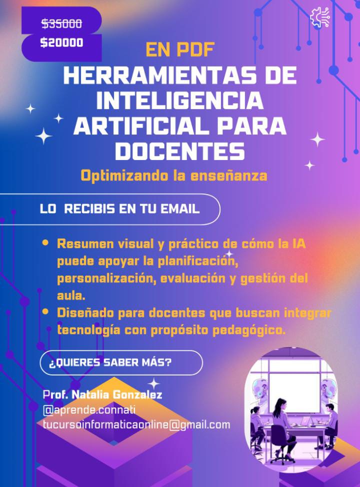 Herramientas de inteligencia artificial para docentes - Natalia Na...