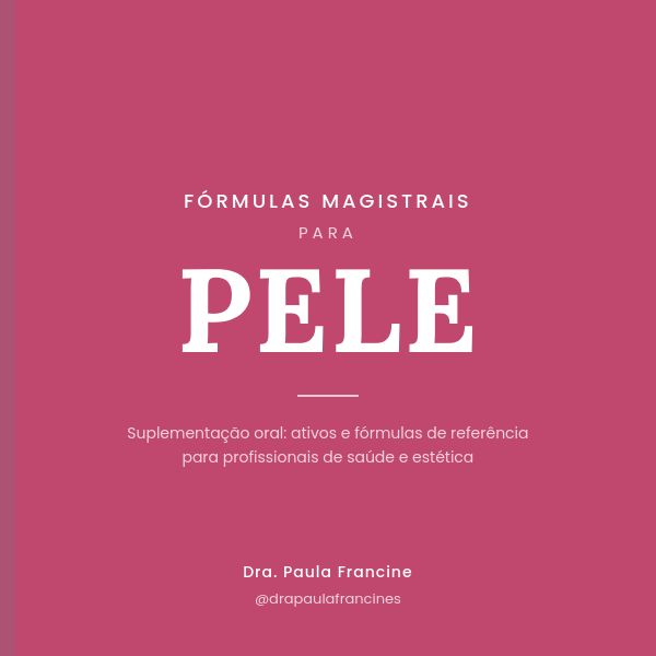 Capa do e-book Fórmulas Magistrais para Pele