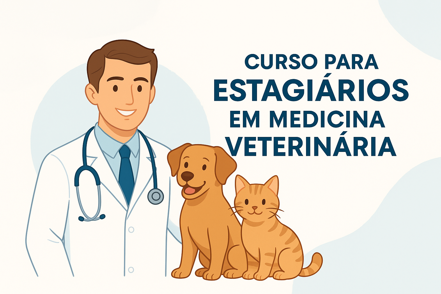 Imagem de capa para o Curso online Curso Básico Para Graduandos: Estagiários em Medicina Veterinária