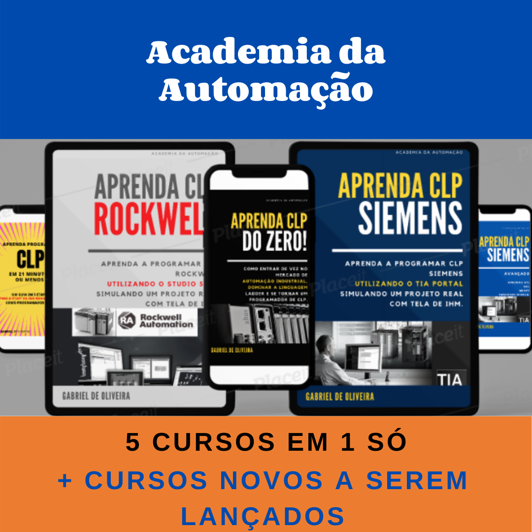 Imagem de capa para o Curso online Academia da Automação - Domine a Programação de CLP