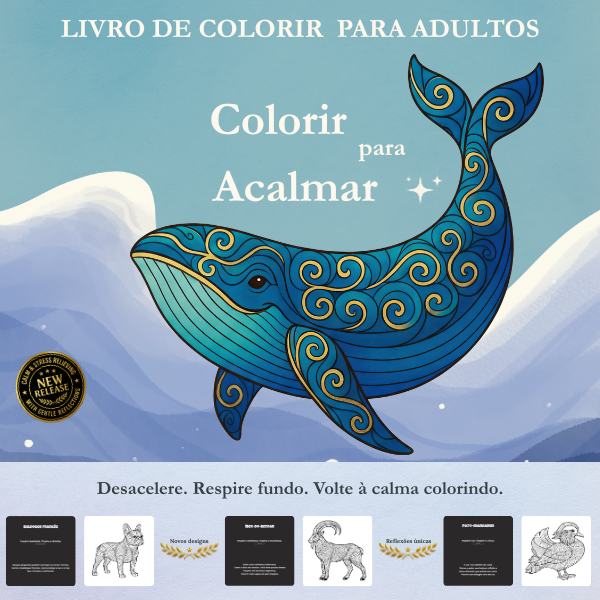 Colorir para Acalmar – Livro de Colorir Antiestresse (PDF para Impr...