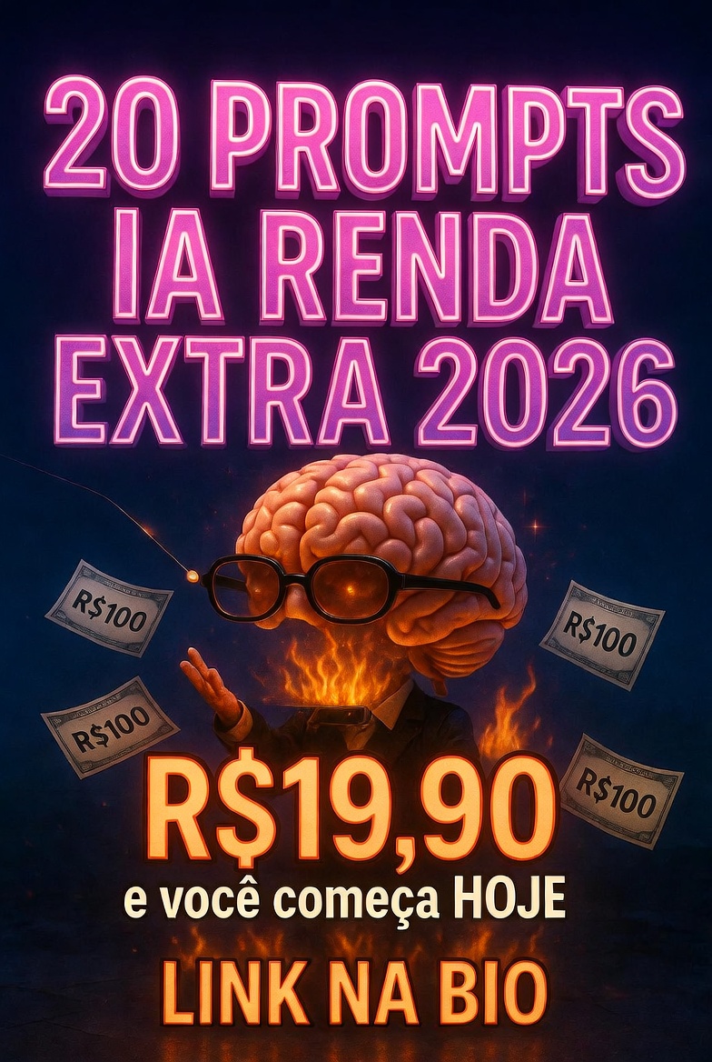 20 Prompts IA para Renda Extra 2026 - SharK Vendedor | Hotmart