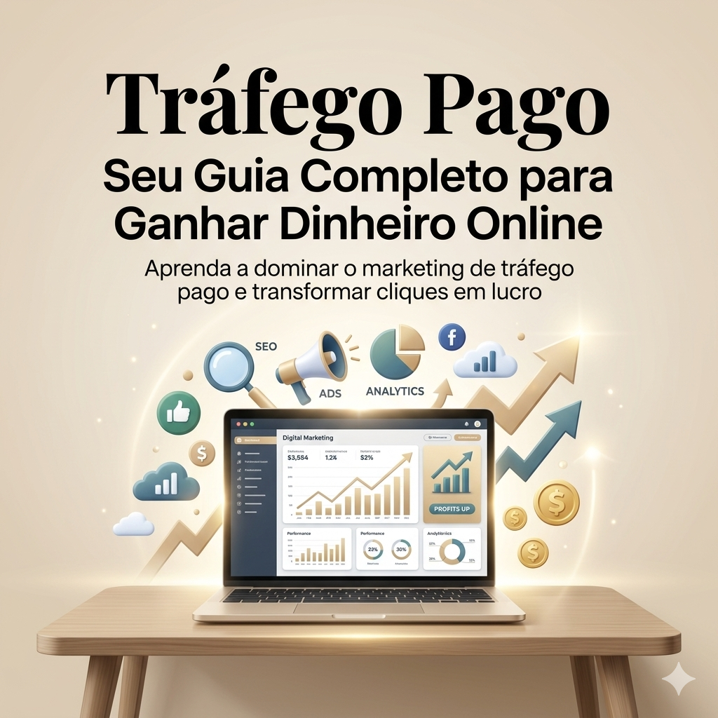 TRÁFEGO PAGO: Seu Guia Completo Para Ganhar Dinheiro Online - Tami...