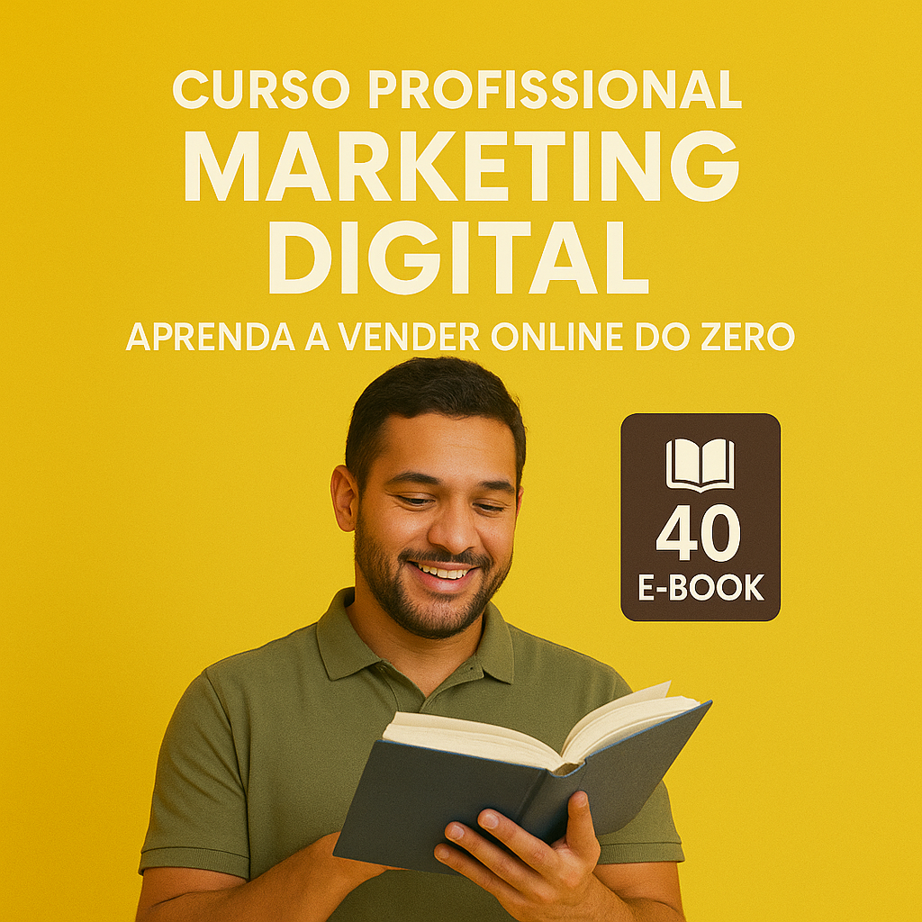 Aprenda a vender online – Curso de Marketing Digital com 40 eBooks