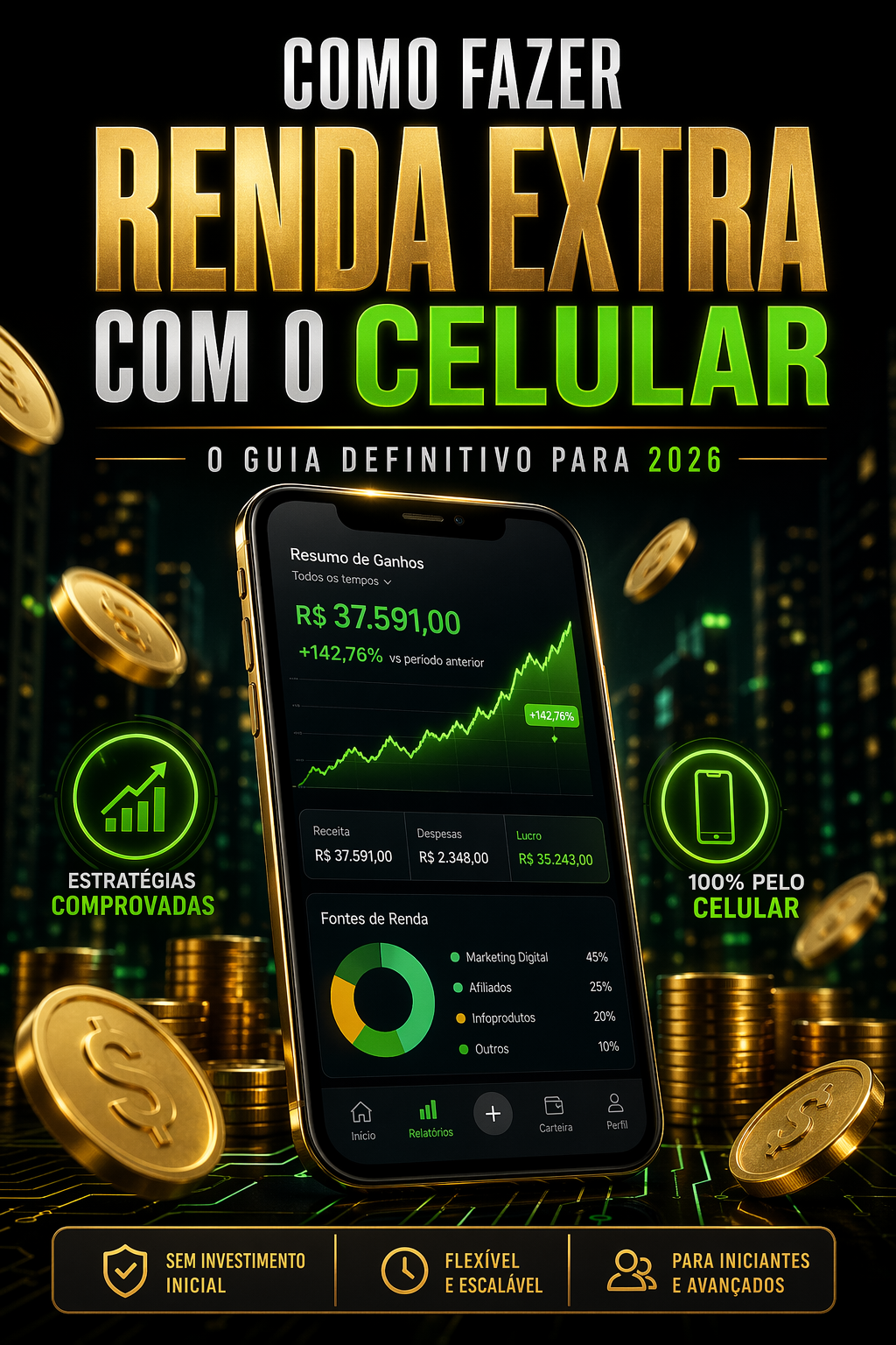 Como fazer renda extra com o celular - Elisangela Mariano | Hotmart