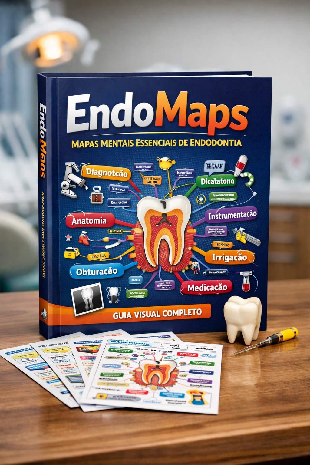 Endo Tooth Map EndoMaps® — Mapas Mentais para Dominar a Endodontia - ENDOMAPS | Ho...