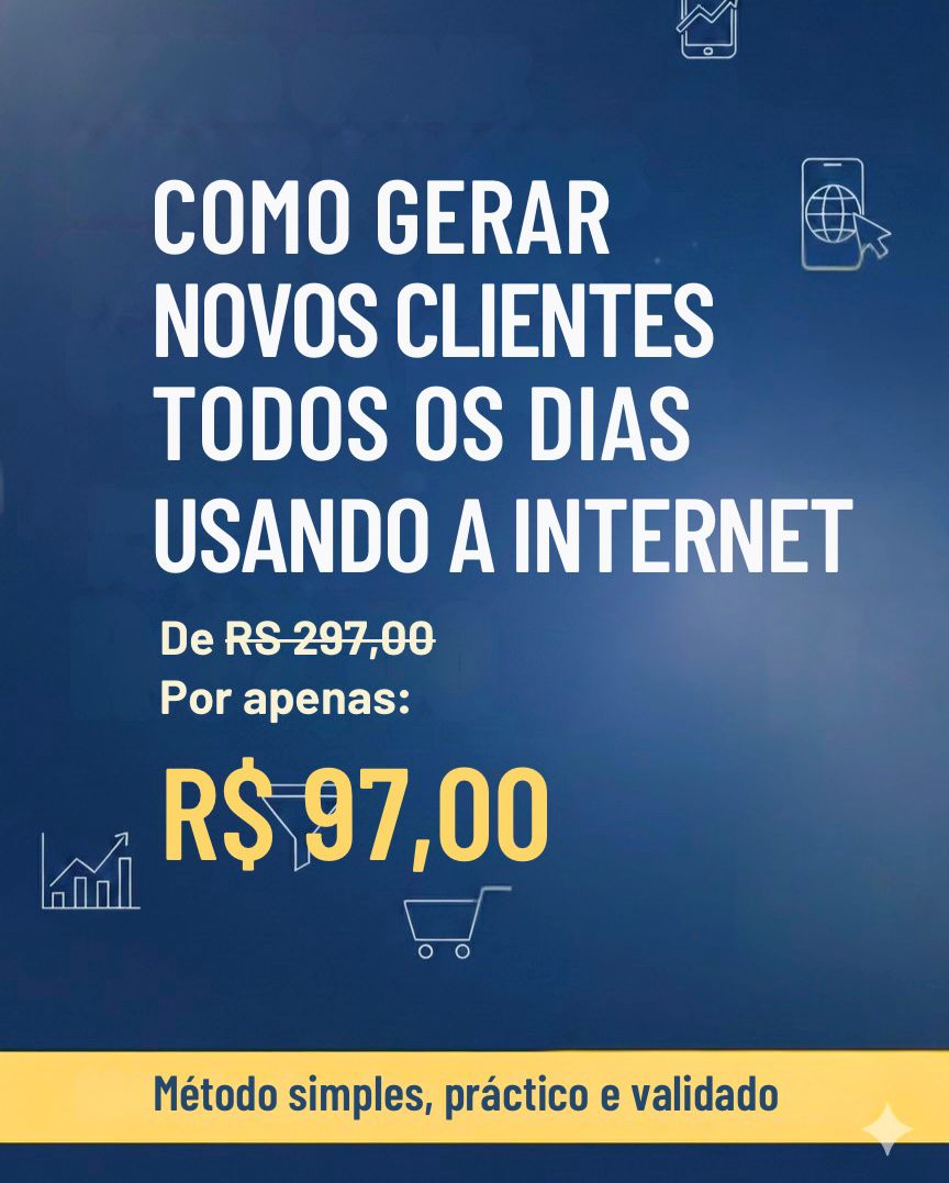 Random Cliente COMO GERAR NOVOS CLIENTES TODOS OS DIAS USANDO A INTERNET | Hotmart