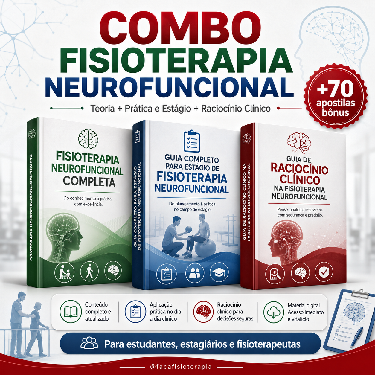 Combo Fisioterapia Neurofuncional Completa - Daniela Souto | Hotmart
