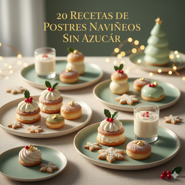 20 Recetas de postres Navideños sin azúcar - MT CG | Hotmart
