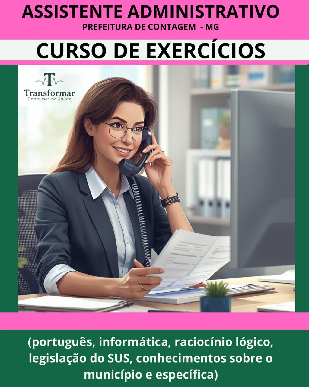 ASSISTENTE ADMINISTRATIVO - CURSO DE EXERCÍCIOS - PREPARATÓRIO CONCURSO ...