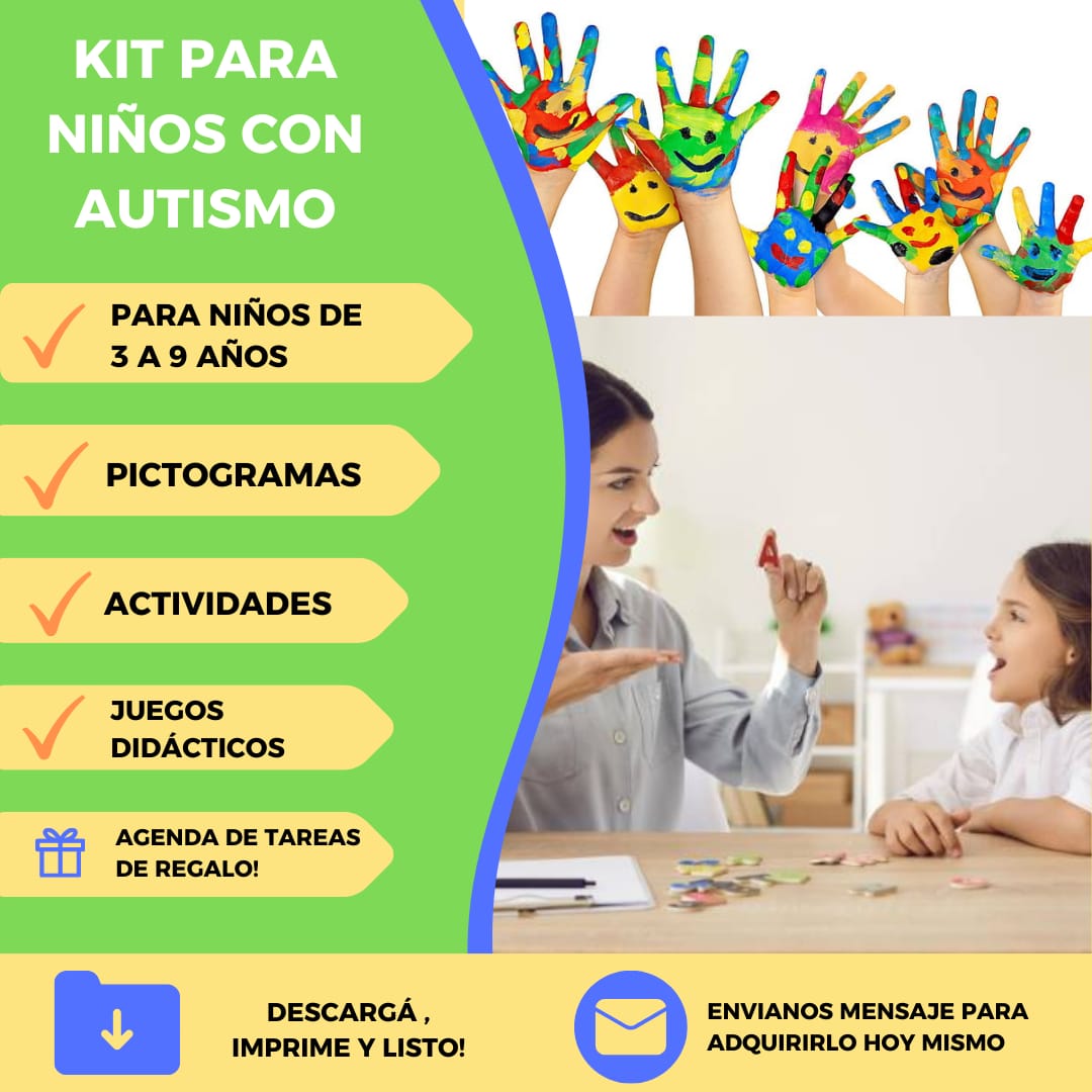 Kit Para Niños Con Autismo - Estimulando La Mente | Hotmart