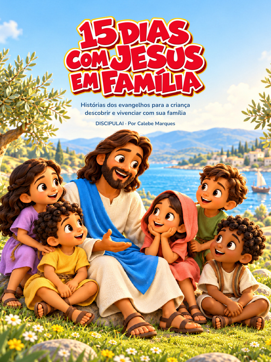 Capa do livro 15 Dias com Jesus e Família