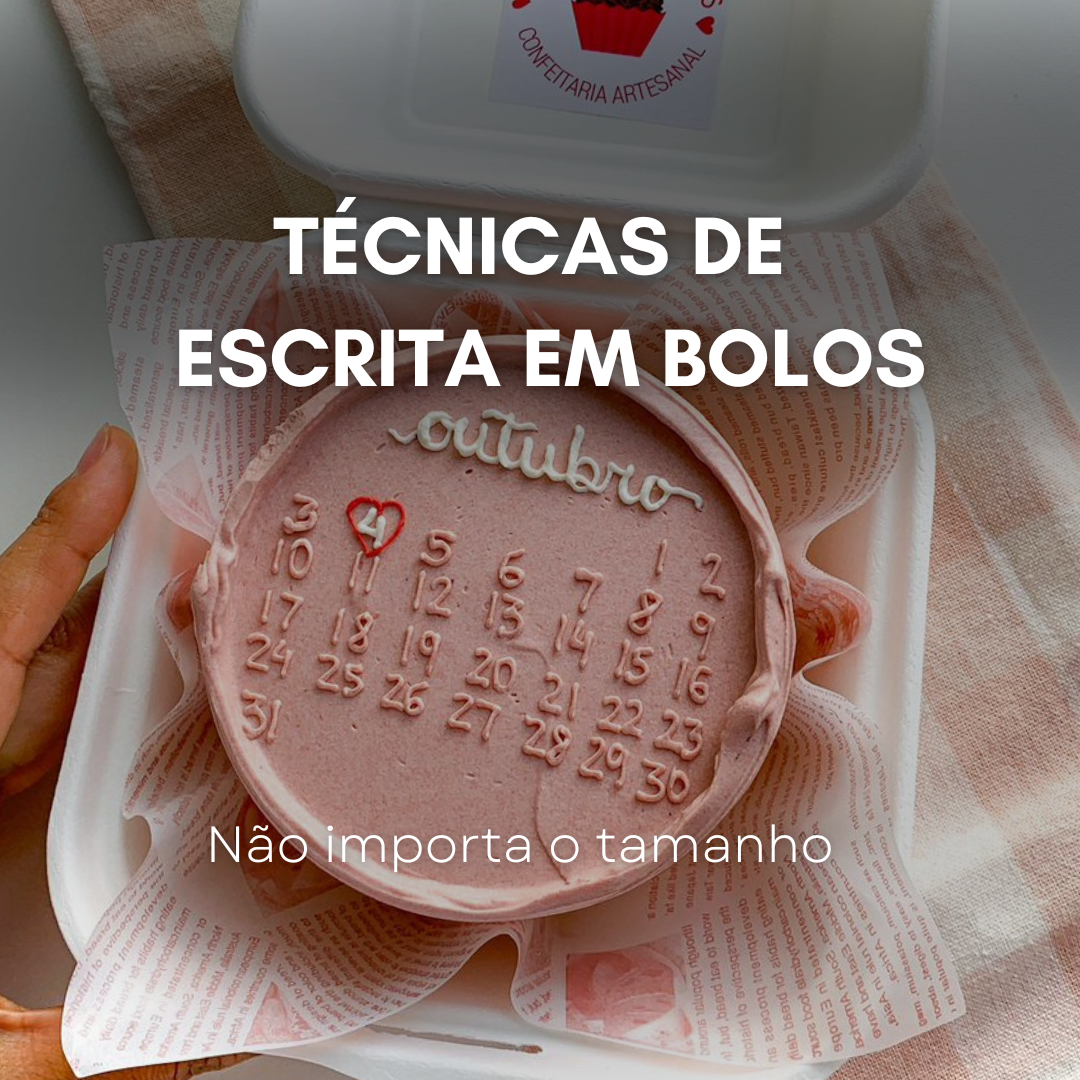 Técnicas de Escrita em Bolos - Gislane Santos | Hotmart