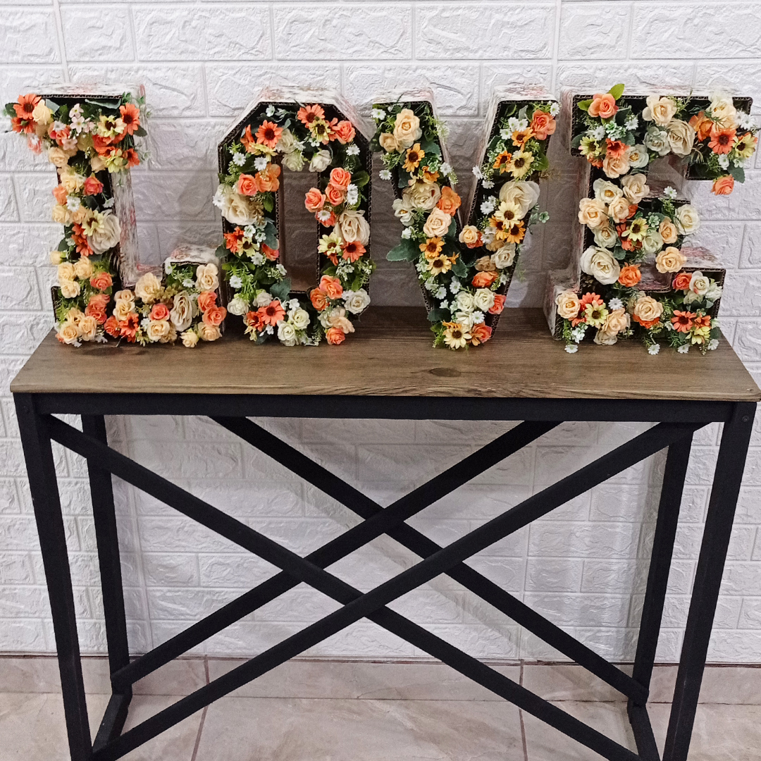 Moldes de Letras Love para Imprimir: Como Fazer Love de Papelão 3D para Decoração