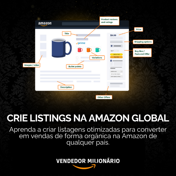 Criando seus listings na Amazon Global