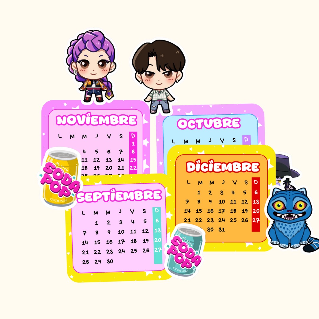 Calendario Da Parete 2026 K-POP Formato A3 (29,7x42 Cm) - Spiralato, A Colori, Con Foto Di Gruppi K-Pop